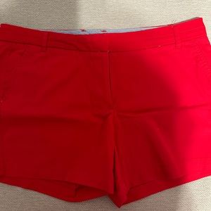 Red Chino Shorts